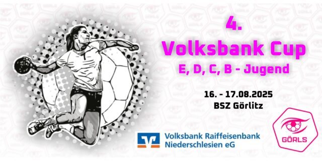 4. Volksbank-Cup startet am 16. und 17.08.2025