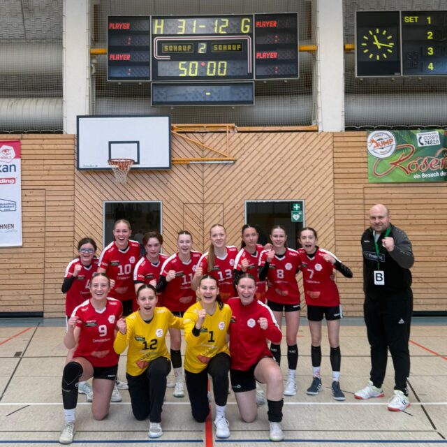 Souveräner 31:12 Sieg unserer B-Görls